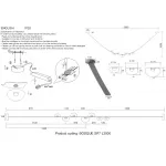 Подвесной светильник Crystal Lux BOSQUE SP7 L3000 BLACK/TRANSPARENT