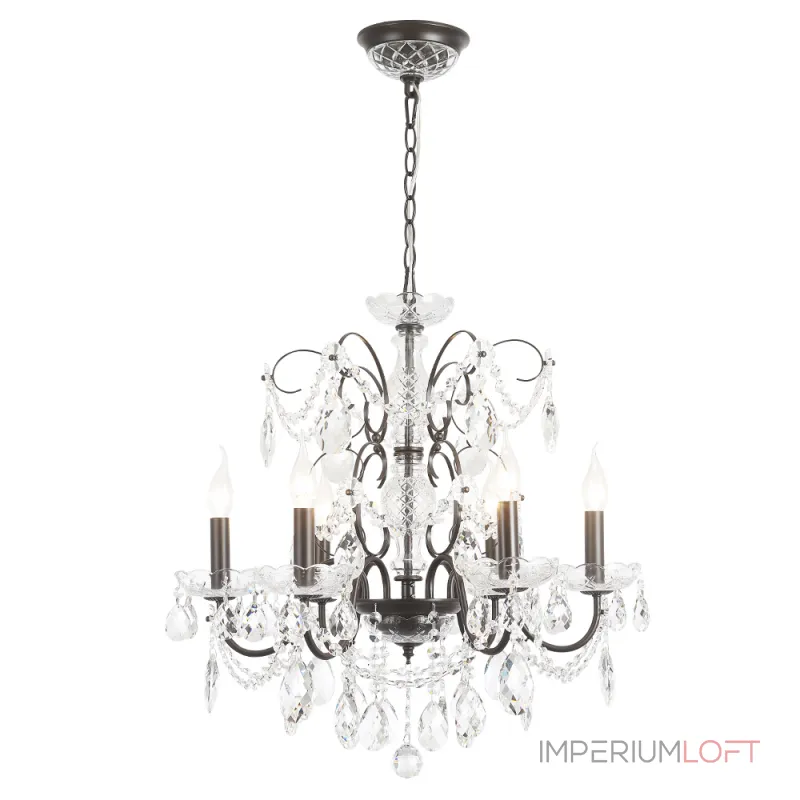 Подвесная люстра Crystal Lux ODELIS SP6 BROWN