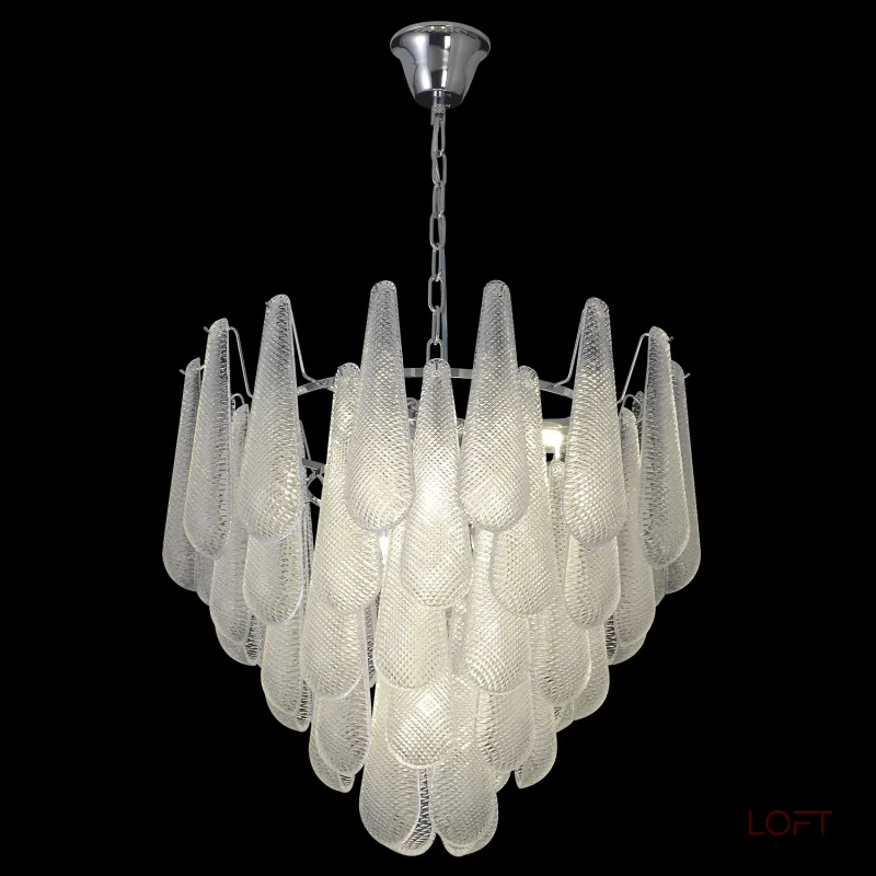 Подвесная люстра Crystal Lux FONTAIN SP10 CHROME
