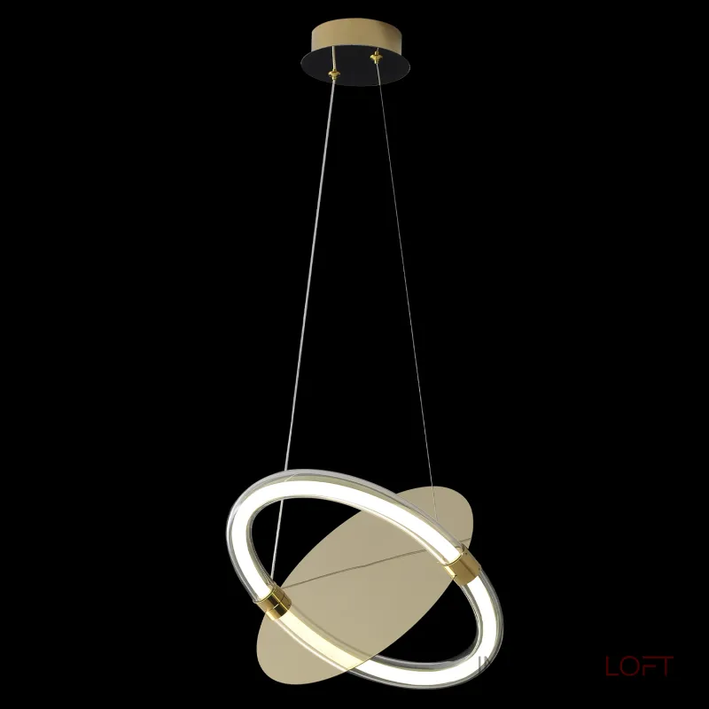 Подвесной светильник Crystal Lux NEBULA SP22W LED GOLD Подвесной светильник Crystal Lux NEBULA SP22W LED GOLD