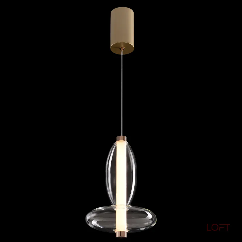 Подвесной светильник Crystal Lux QUASAR SP7W LED TRANSPARENT 3791/207 Подвесной светильник Crystal Lux QUASAR SP7W LED TRANSPARENT 3791/207