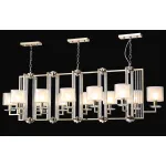 Подвесная люстра Crystal Lux NICOLAS SP12 L1600 GOLD/WHITE Подвесная люстра Crystal Lux NICOLAS SP12 L1600 GOLD/WHITE