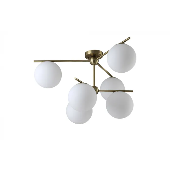 Люстра Crystal L ux FELIZ SP-PL6 BRONZE/WHITE от ImperiumLoft