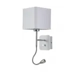 CRYSTAL LUX Бра Crystal Lux PACO AP2 CHROME/WHITE от ImperiumLoft