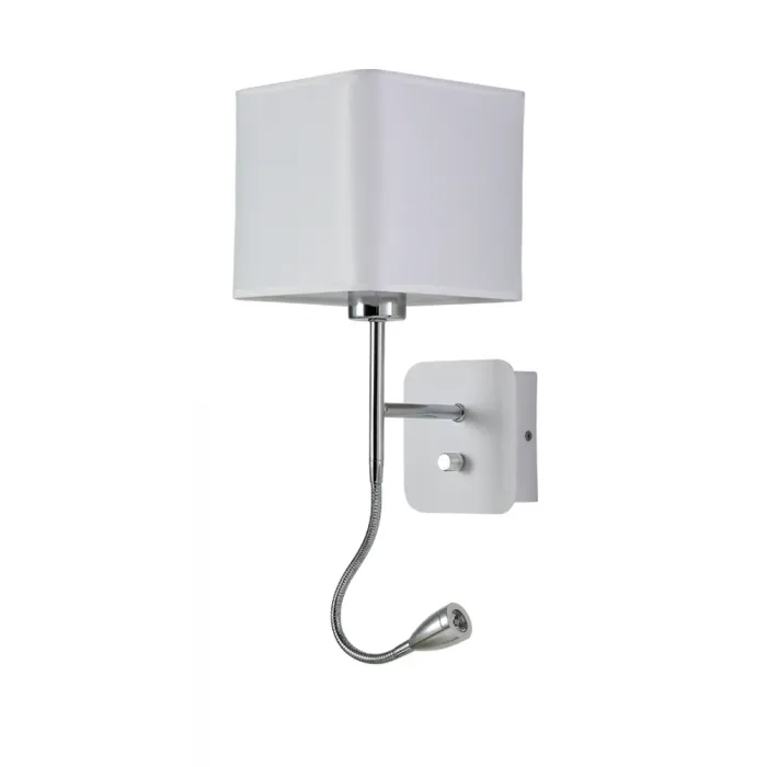 CRYSTAL LUX Бра Crystal Lux PACO AP2 CHROME/WHITE от ImperiumLoft