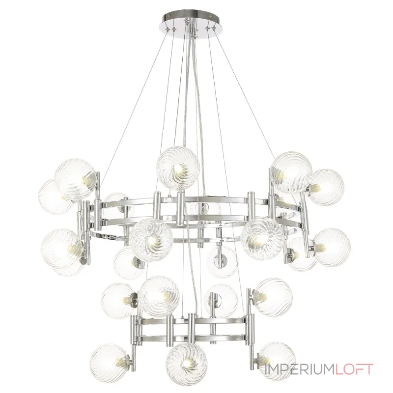 Подвесная люстра Crystal Lux LUXURY SP16+8 CHROME