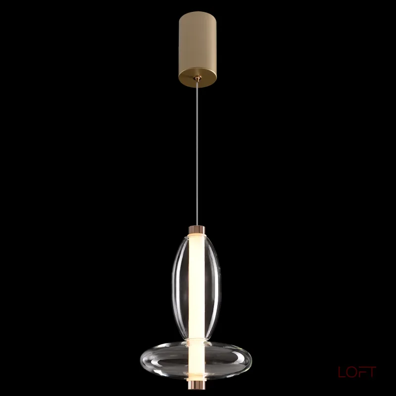 Подвесной светильник Crystal Lux QUASAR SP7W LED TRANSPARENT 3791/207 Подвесной светильник Crystal Lux QUASAR SP7W LED TRANSPARENT 3791/207