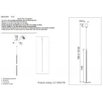 Подвесной светильник Crystal Lux CLT 035C700 WH