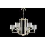Подвесная люстра Crystal Lux NICOLAS SP-PL6 GOLD/WHITE