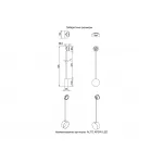 Бра Crystal Lux ALTO AP5W LED BLACK