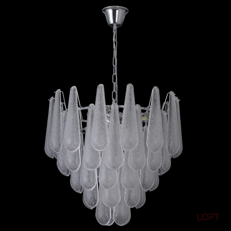 Подвесная люстра Crystal Lux FONTAIN SP10 CHROME