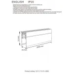 Шинопровод магнитный накладной Crystal Lux CLT 0.113 01 L3000 WH