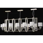 Подвесная люстра Crystal Lux NICOLAS SP12 L1600 GOLD/WHITE Подвесная люстра Crystal Lux NICOLAS SP12 L1600 GOLD/WHITE