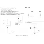 Настольная лампа Crystal Lux SERGIO LG1 NICKEL от ImperiumLoft