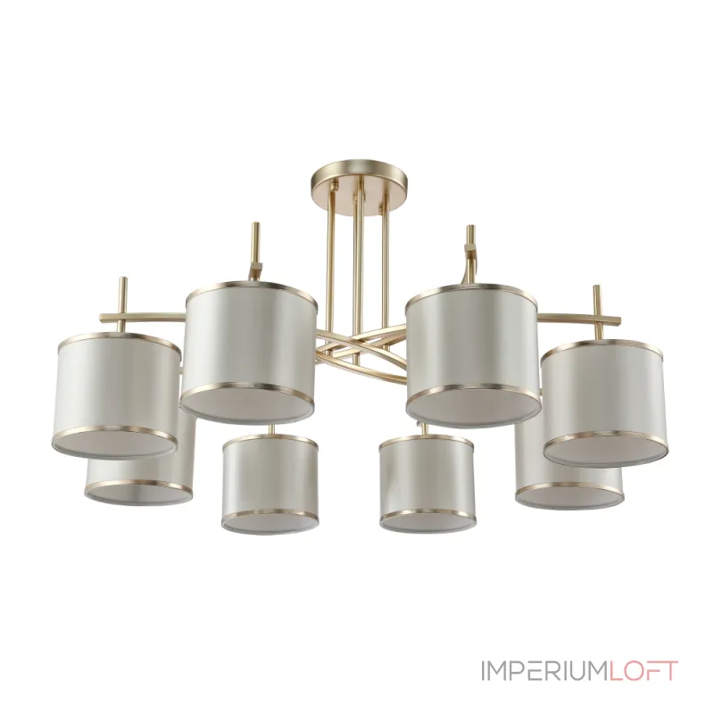 Потолочная люстра Crystal Lux SERGIO PL8 GOLD Потолочная люстра Crystal Lux SERGIO PL8 GOLD