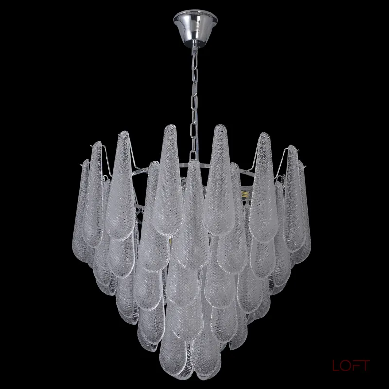 Подвесная люстра Crystal Lux FONTAIN SP10 CHROME