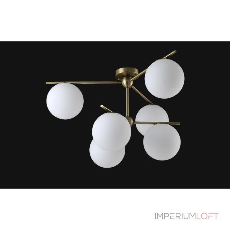 Потолочная люстра Crystal L ux FELIZ SP-PL6 BRONZE/WHITE Потолочная люстра Crystal L ux FELIZ SP-PL6 BRONZE/WHITE