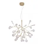 Подвесная люстра Crystal Lux EVITA SP36 GOLD/TRANSPARENT