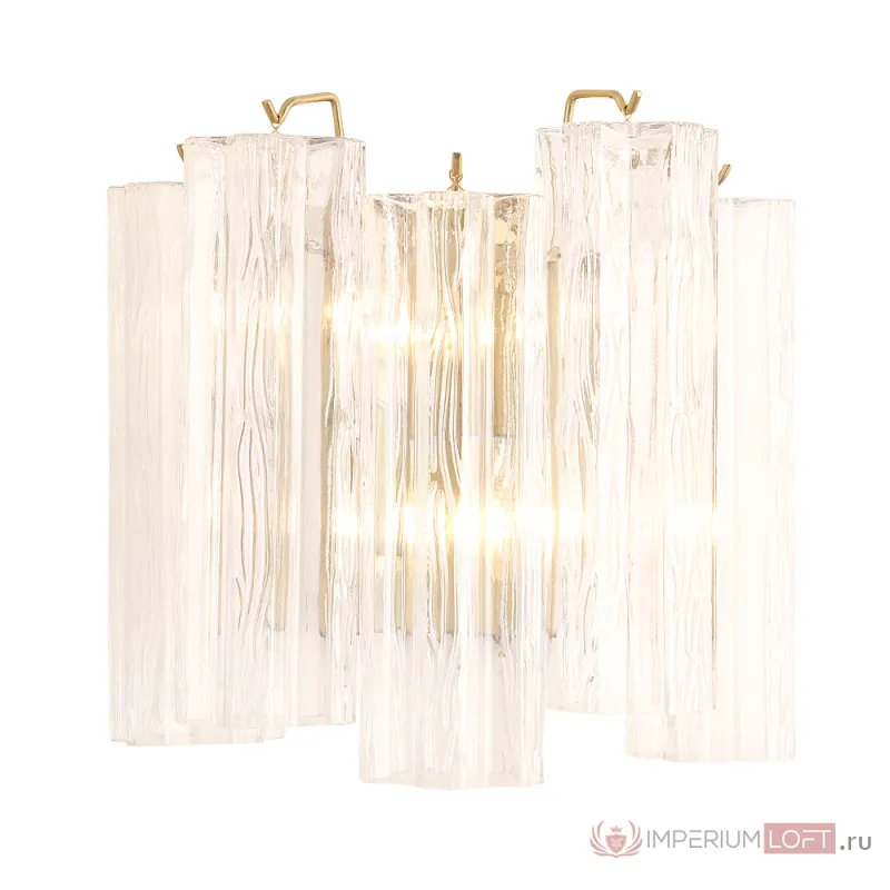 Бра Crystal Lux ROSE AP2 BRASS