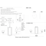 Люстра Crystal Lux NICOLAS SP-PL8 GOLD/WHITE от ImperiumLoft