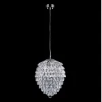 Подвесной светильник Crystal Lux CHARME SP6 CHROME/TRANSPARENT