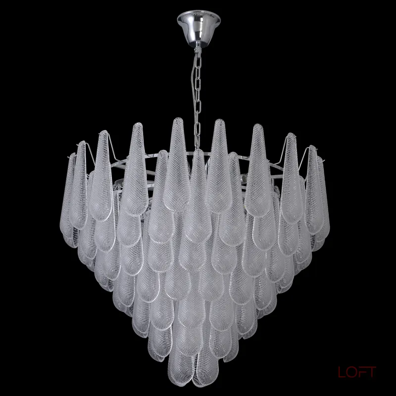 Подвесная люстра Crystal Lux FONTAIN SP18 CHROME