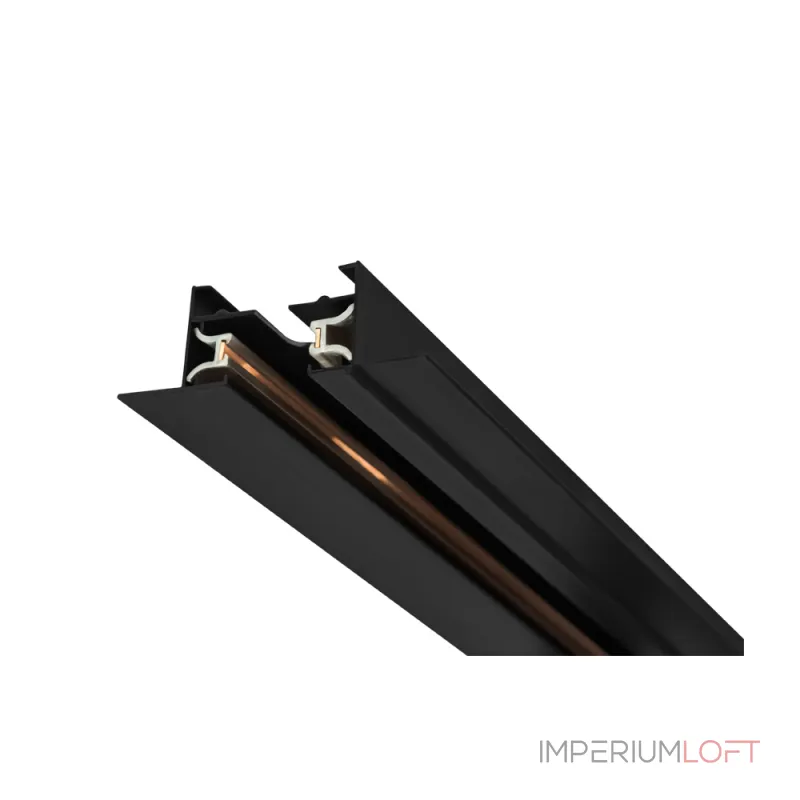 Шинопровод встраиваемый однофазный с питанием и заглушкой Crystal Lux CLT 0.121 01 L2000 BL Шинопровод встраиваемый однофазный с питанием и заглушкой Crystal Lux CLT 0.121 01 L2000 BL