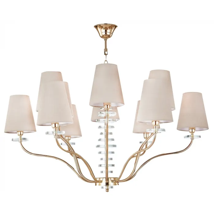 Люстра Crystal Lux ARMANDO SP6+6 GOLD от ImperiumLoft