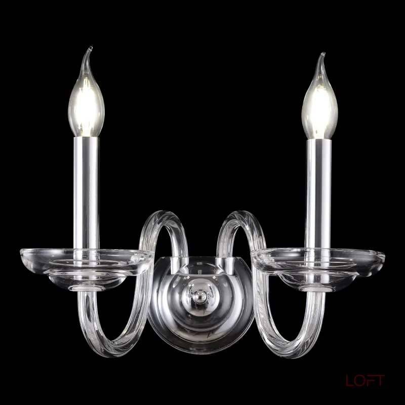 Бра Crystal Lux ARABESQUE AP2 CHROME Бра Crystal Lux ARABESQUE AP2 CHROME