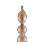 Светильник подвесной Crystal Lux IRIS SP1 B AMBER от ImperiumLoft