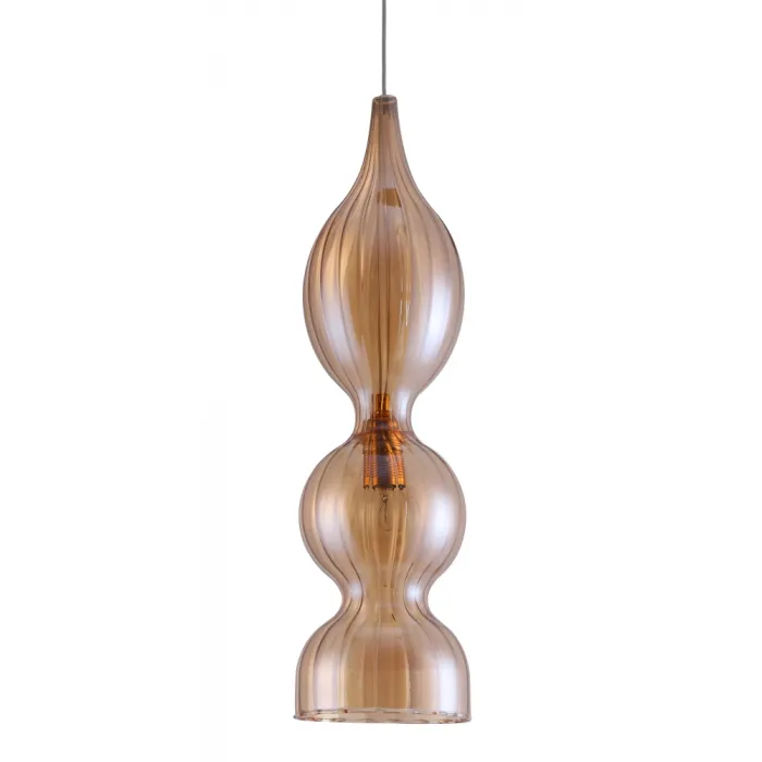Светильник подвесной Crystal Lux IRIS SP1 B AMBER от ImperiumLoft
