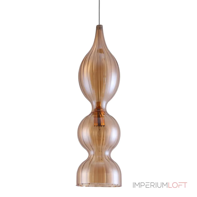 Подвесной светильник Crystal Lux IRIS SP1 B AMBER