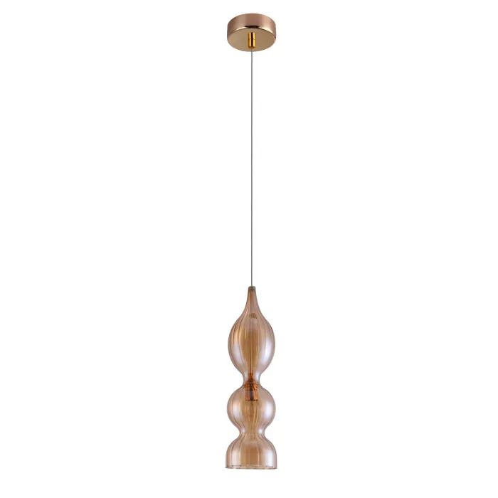 Светильник подвесной Crystal Lux IRIS SP1 B AMBER от ImperiumLoft