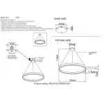 Подвесная люстра Crystal Lux MUCHOS SP88W LED GOLD
