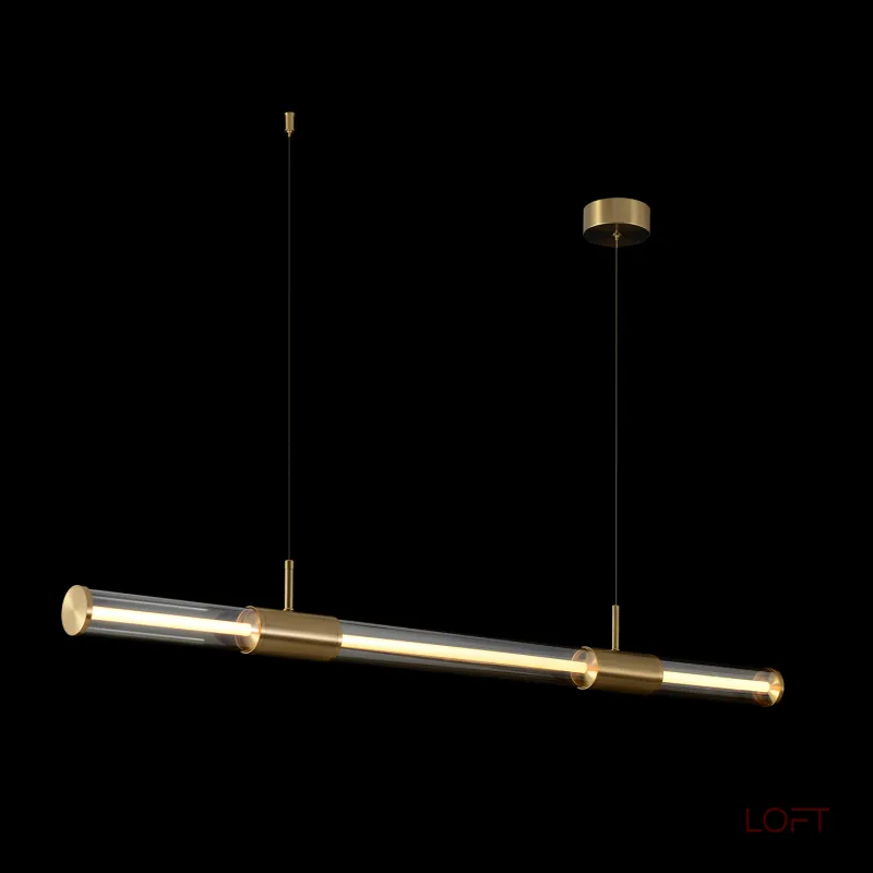Подвесной светильник Crystal Lux LINEUP SP24W LED BRASS 3760/224 Подвесной светильник Crystal Lux LINEUP SP24W LED BRASS 3760/224