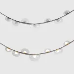 Подвесной светильник Crystal Lux BOSQUE SP7 L3000 BROWN/TRANSPARENT