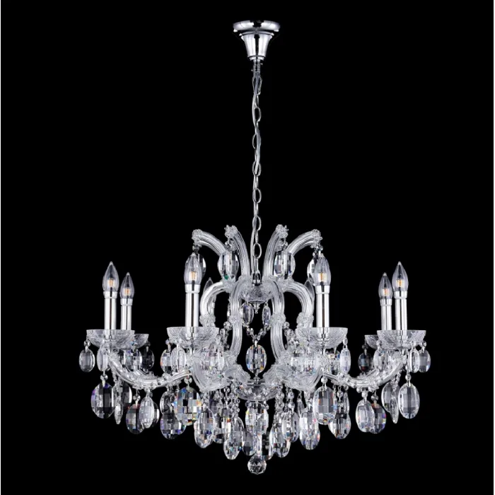 Люстра Crystal Lux HOLLYWOOD SP8 CHROME от ImperiumLoft