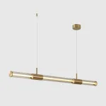 Подвесной светильник Crystal Lux LINEUP SP24W LED BRASS 3760/224