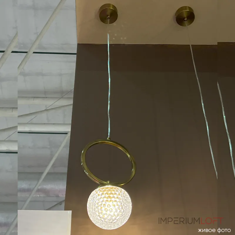 Подвесной светильник Crystal Lux CAROLINA SP1 V1 BRASS