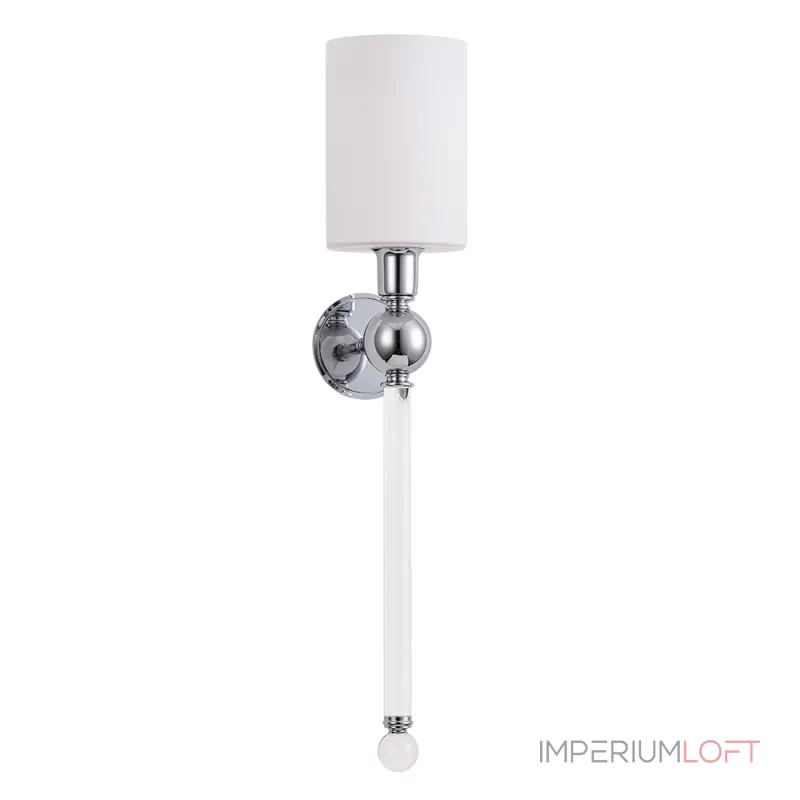 Бра Crystal Lux MIRABELLA AP1 CHROME/WHITE