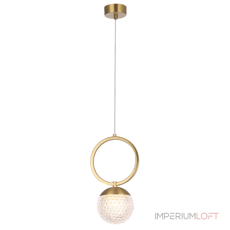 Подвесной светильник Crystal Lux CAROLINA SP1 V1 BRASS