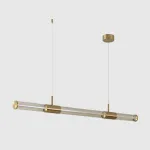 Подвесной светильник Crystal Lux LINEUP SP24W LED BRASS 3760/224