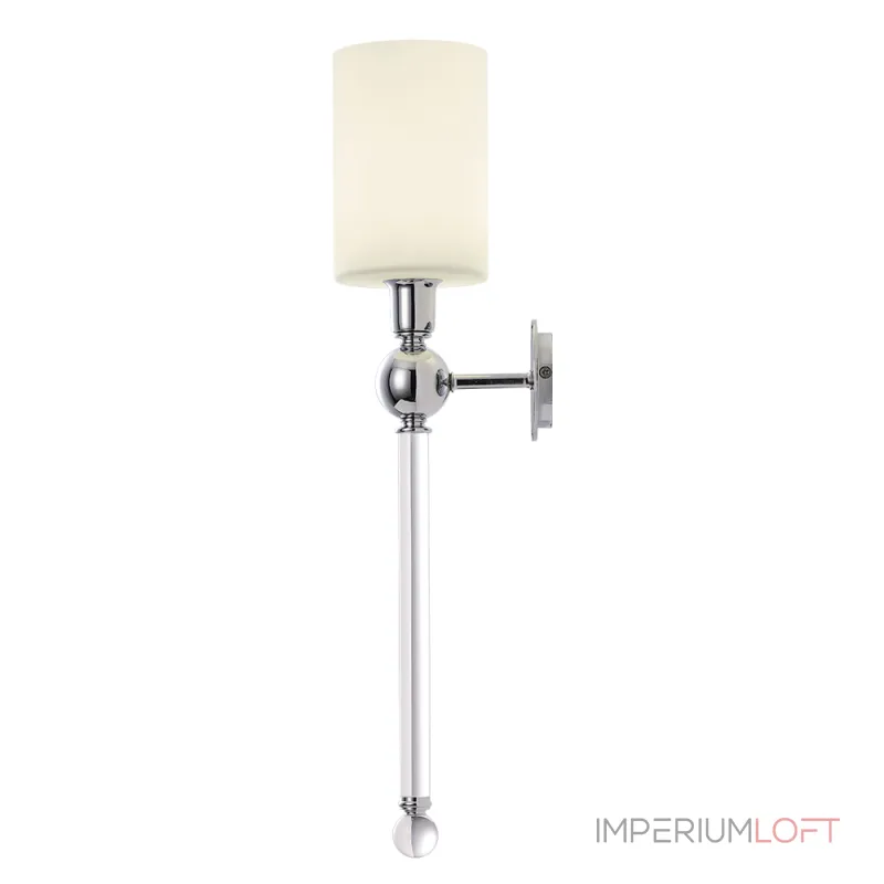 Бра Crystal Lux MIRABELLA AP1 CHROME/WHITE