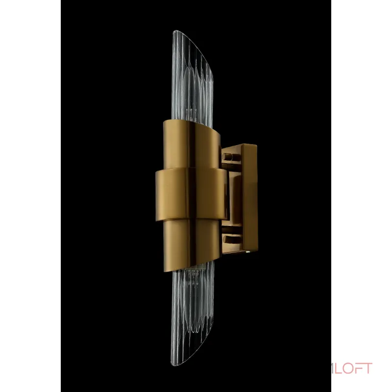 Бра Crystal Lux JUSTO AP2 BRASS