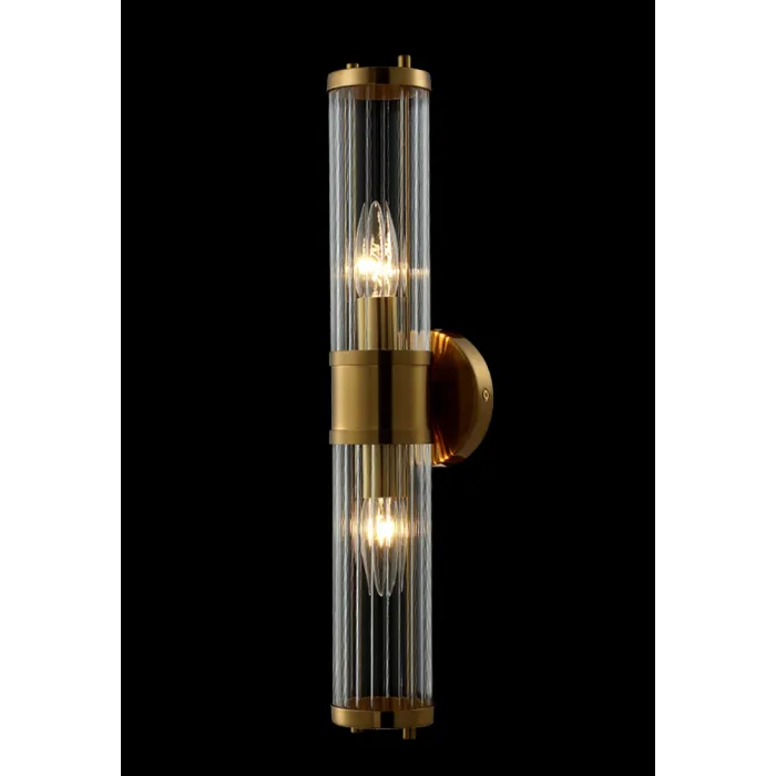 Бра Crystal Lux SANCHO AP2 BRASS от ImperiumLoft