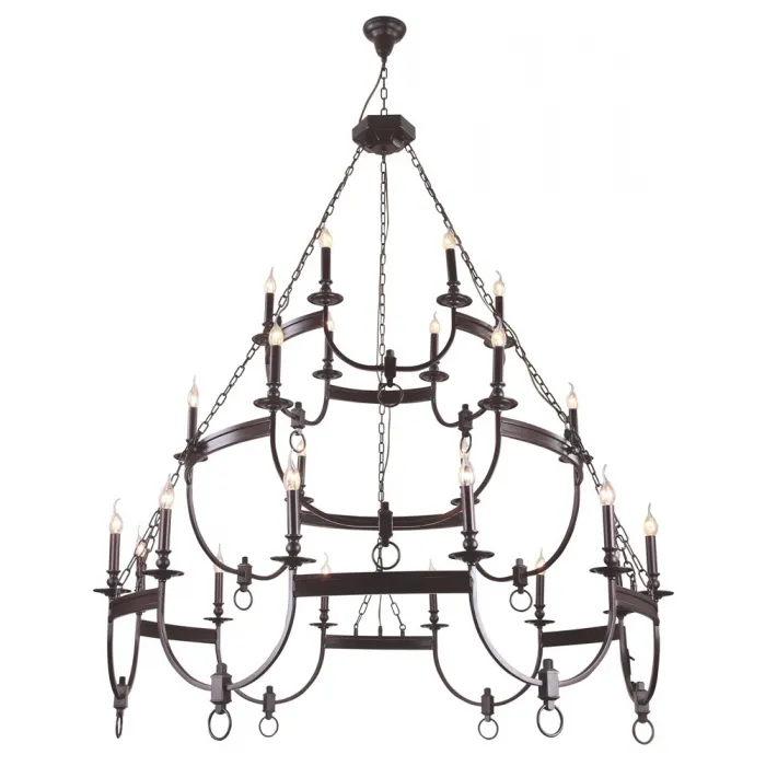 Люстра Crystal Lux SUERTE BROWN SP12+6+6 от ImperiumLoft