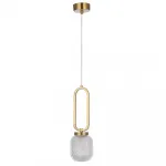 Подвесной светильник Crystal Lux CAROLINA SP1 V2 BRASS