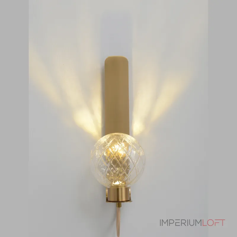 Бра Crystal Lux BELLA AP1 BRASS