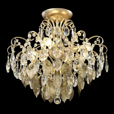 Светильник потолочный Crystal Lux ESMIRALDA PL4 GOLD 0523/104