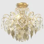 Светильник потолочный Crystal Lux ESMIRALDA PL4 GOLD 0523/104 от ImperiumLoft